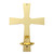 Wall-Mount Candleholder Plain Cross