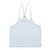 Cami + Velvet Ruffled Short - Blue