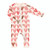 Cozy Romper with Ruffles - Hearts