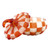 Orange Glass Pumpkin Candle - Large