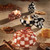 Orange Glass Pumpkin Candle - Large