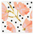 Foil Beverage Napkins - Blush Floral