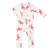 Cozy Romper with Ruffles - Candy Canes