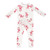 Cozy Romper with Ruffles - Candy Canes