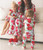 Cozy Romper - Blue Gingham + Red Roses