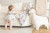 Tutu Bubble Romper - Purple Floral