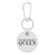 Round Leather Keychain - Pickleball Queen