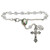 Guardian Angel Faceted Glass Auto Rosary - 12/pk