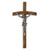 Papal Wood Wall Crucifix - 2/pk