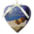 Christ the Savior is Born Heart Shaped Decoupage Ornament - 6/pk