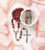 Our Lady of Guadalupe Rose Scented Rosary with 2-Piece Case - 12/pk