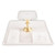 100% Linen Jerusalem Cross Purificator - 4/pk