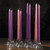 12" Advent Taper Candle - 6/sets