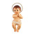 Christ Child Figurine - 4/pk