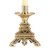 Sudbury Brass&trade; Versailles Short Altar Candlestick