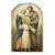 Marco Sevelli Arched Tile Plaque with Stand - Holy Family