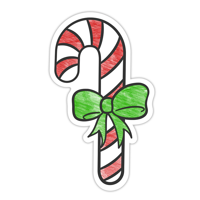 Color Your Own Candy Cane with Story - 18/pk - [Consumer]Autom