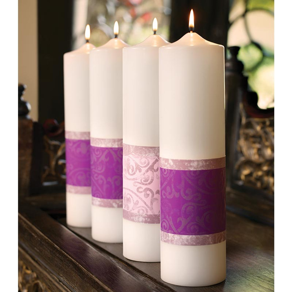 The Emmanuel Collection Advent Pillar Candle Set [Consumer]Autom