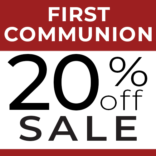 SHOP FIRST COMMUNION SALE!