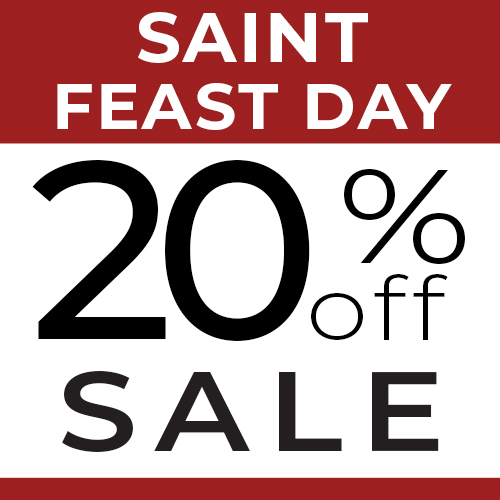 SHOP UPCOMING SAINT FEAST DAY  SALE!