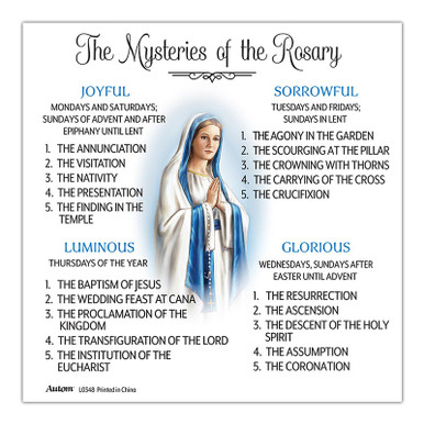 The Mysteries of the Rosary: An Adult Coloring Book