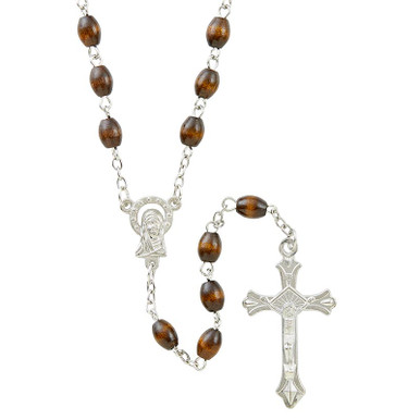 Black Cord Rosary - 24/pk