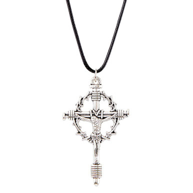 Crown of Thorns Crucifix Pendant - 12/pk - [Consumer]Autom