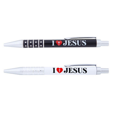 Shine with The Light of Jesus Glow in The Dark Pen Assortment (4 Asst) -  36/pk