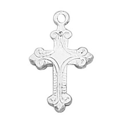 Wood Cross Pendant - 24/pk