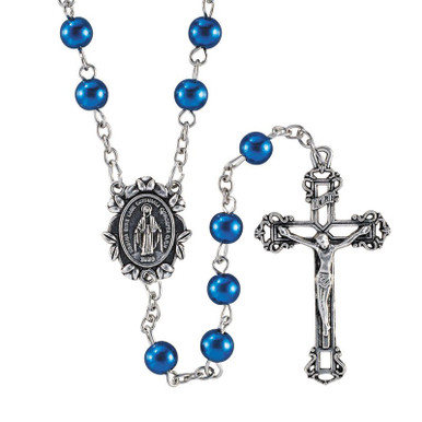 Sapphire Pearl Rosary - 12/pk - [Consumer]Autom