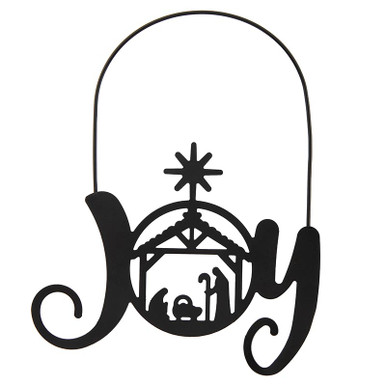 Joy Nativity Silhouette Ornament - 12/pk - [Consumer]Autom