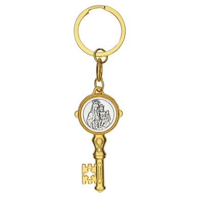 Two-Tone Scapular Key Ring - 18/pk - [Consumer]Autom