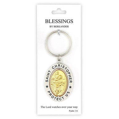 St. Christopher Revolving Key Ring - [Consumer]Autom