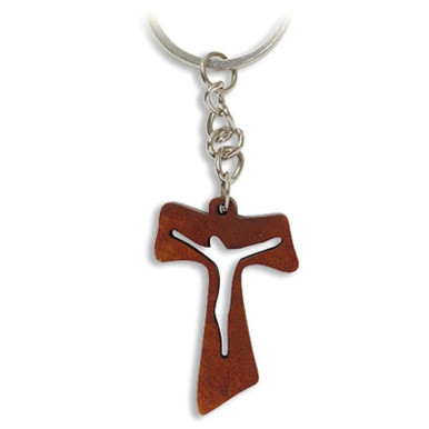 Wooden Cross Keychain - 24/pk