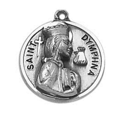 Creed Sterling Patron Saint Dymphna Medal - Autom