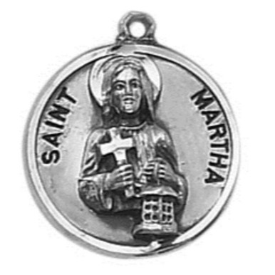 Creed Sterling Patron Saint Martha Medal - [Consumer]Autom
