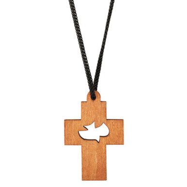 Buy Olive Wood Gifts Shop Hand Made Olive Wood Cross (with The Holy Spirit  8 Inch) - Wall Hanging, from The Holy Land Where Jesus was Born, Crucified  and Rose on The