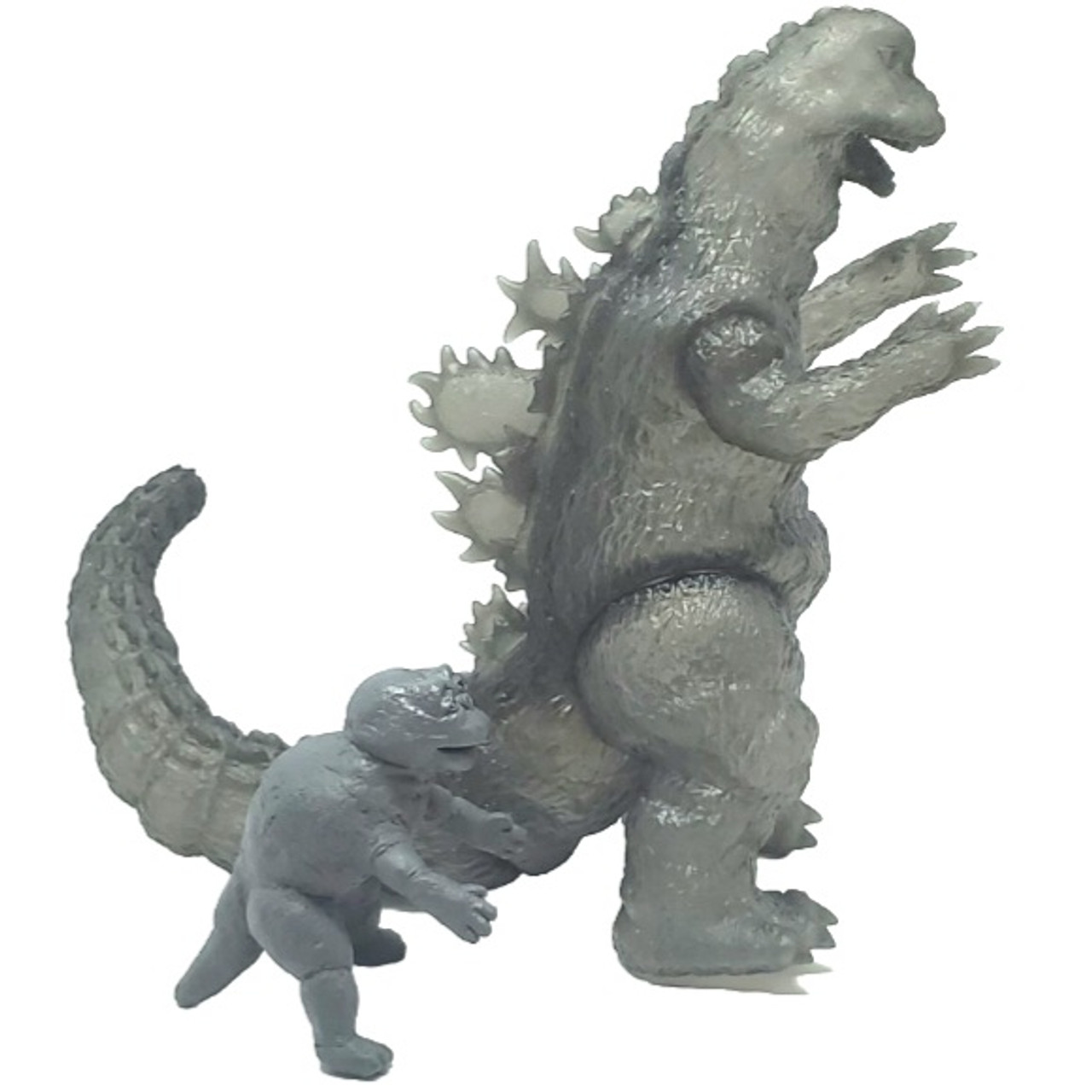 Y-MSF gray GODZILLA 1967 + Infant Miniya 6 inch scale