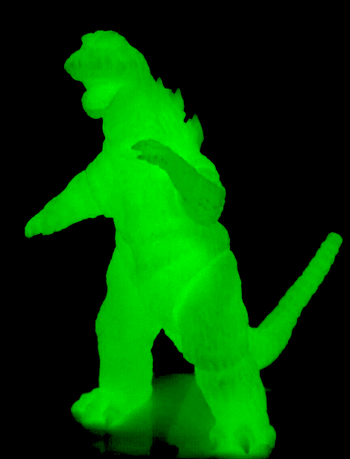 Y-MSF glow in the dark Godzilla 1965 6 inch kaiju figure from Japan