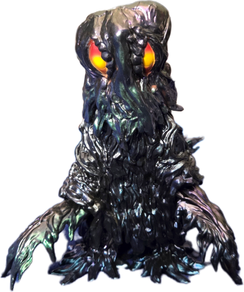 Cool rare Y-MSF OILSLICK HEDORAH 9" Vinyl figure LIMITED 12 pieces.