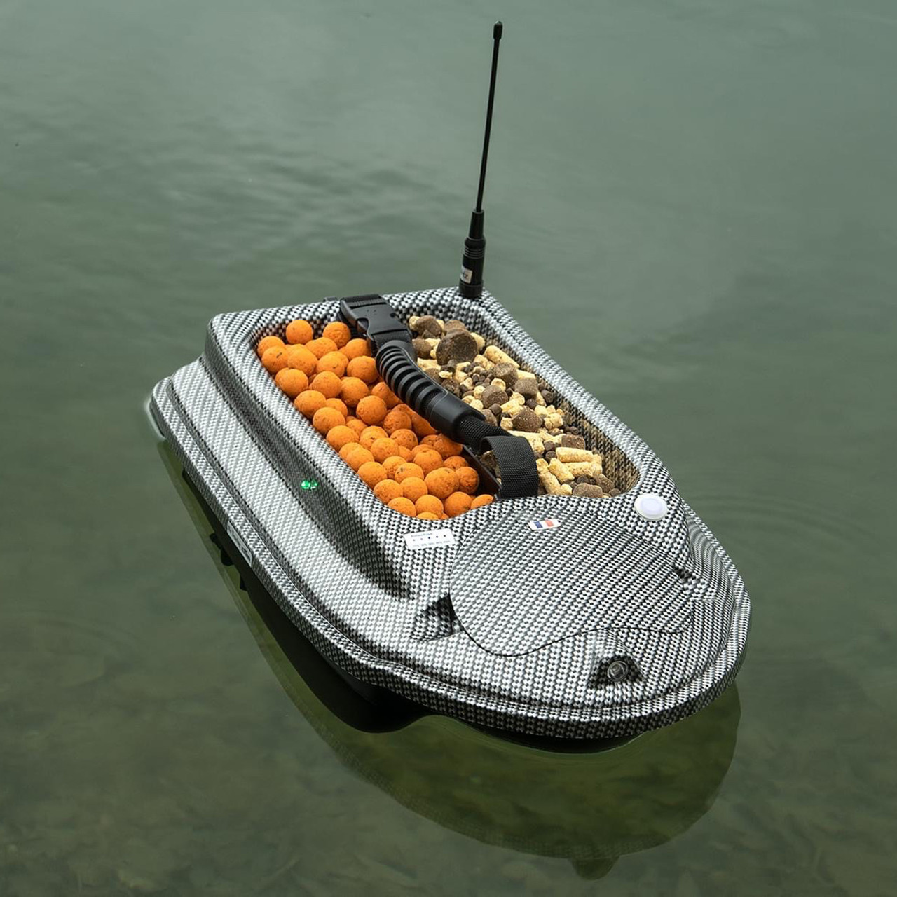 Boatman Leader PRO Baitboat Large Hopper Capacity Bait Boat GPS Autopilot  Sonar Fish Finder Fishing Bait