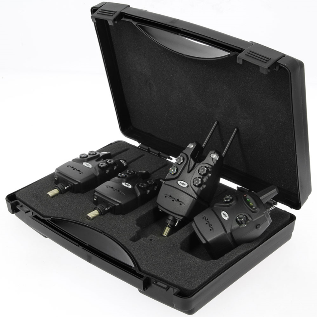 NGT Dynamic Bite Alarm Set w/Receiver & Carry Case (3 Rod Set)