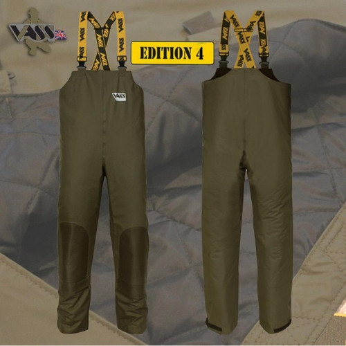 Vass Cold Weather Waterproof Bib & Brace - Khaki