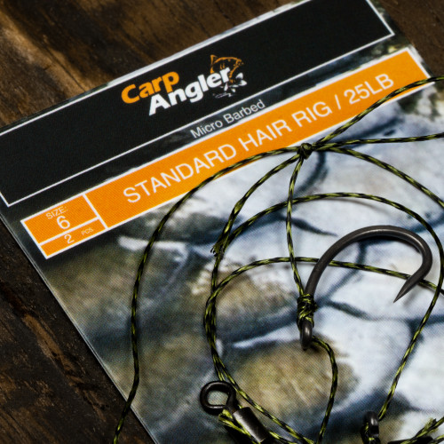 Carp Angler Standard Hair Rig (Pack of 2)