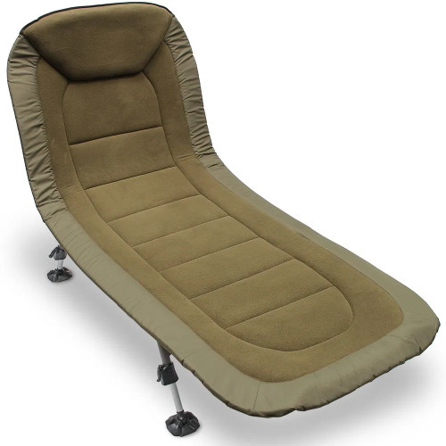 NGT XPR 6-Leg Bedchair with Pillow & Fleece Lining