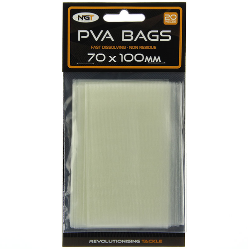 NGT PVA Bags (2.75" x 3.9" / 20 pcs)