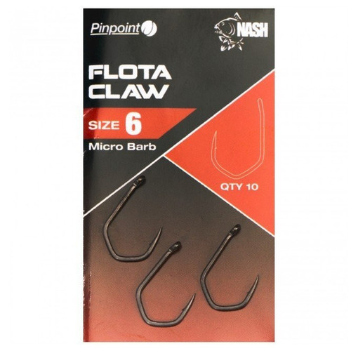 Nash Pinpoint Flota Claw Hooks (10 pcs)