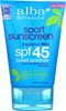 Sunscreen Sport Water Resistant Plus Spf30 Alba Sun Sport Water Rst Spf45