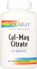 Calcium & Magnesium Citrate, 1:1 Ratio 180 Vegetarian Capsules