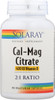 Calcium & Magnesium Citrate, With Vitamin D-2, 2:1 Ratio 90 Vegetarian Capsules